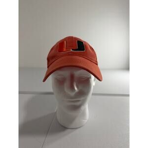 Miami Hurricanes New Era Hat adjustable hat Orange and green
